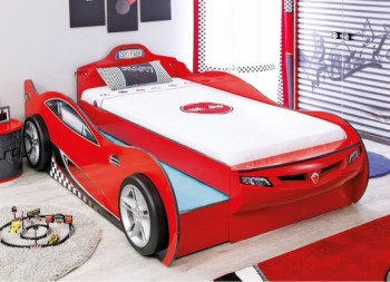 CARBED Кровать-машина Coupe с выдвижной кроватью Red 20.03.1306.00 в Сузуне - suzun.mebel54.com | фото