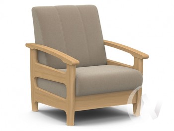 Кресло для отдыха Омега (бук лак/CATANIA LATTE) в Сузуне - suzun.mebel54.com | фото