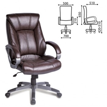 Кресло офисное BRABIX Maestro EX-506 (коричневый) в Сузуне - suzun.mebel54.com | фото
