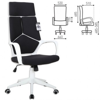 Кресло офисное BRABIX Prime EX-515 (черная ткань) в Сузуне - suzun.mebel54.com | фото