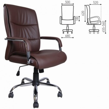 Кресло офисное BRABIX Space EX-508 (коричневый) в Сузуне - suzun.mebel54.com | фото