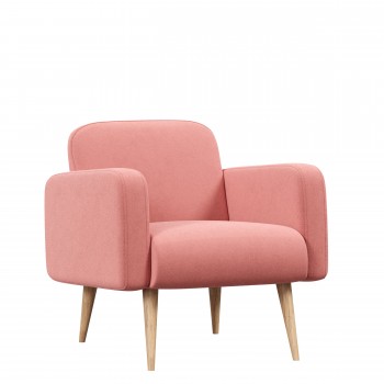 Уилбер ЛД.306010.000 Кресло (Светло-розовый, ткань UNI IDEA 1031) в Сузуне - suzun.mebel54.com | фото