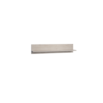 Полка навесная Саманта Дуб харбор белый в Сузуне - suzun.mebel54.com | фото