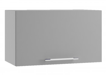 Ройс ПГ 600 Шкаф верхний горизонтальный (Графит софт/корпус Серый) в Сузуне - suzun.mebel54.com | фото