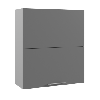 Ройс ПГПМ 800 Шкаф верхний Blum Aventos HF (Графит софт/корпус Серый) в Сузуне - suzun.mebel54.com | фото