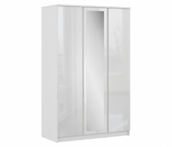 Шкаф 3-х дверный СБ-2493 Медея (Белый/Белый глянец) в Сузуне - suzun.mebel54.com | фото