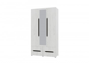Шкаф 3-х створчатый с ящиками и зеркалом Вега (Прованс) в Сузуне - suzun.mebel54.com | фото