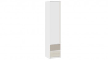 Шкаф для белья комбинированный «Сканди» Дуб Гарден/Белый/Глиняный серый в Сузуне - suzun.mebel54.com | фото