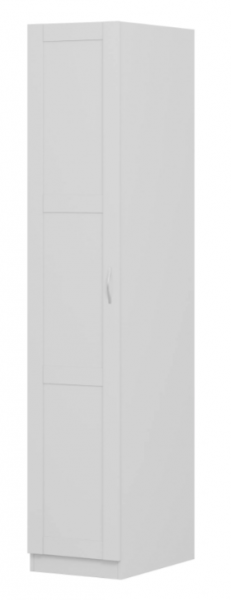 Шкаф однодверный Пегас сборный белый в Сузуне - suzun.mebel54.com | фото