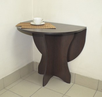 Стол кухонный Компакт (Венге темный) в Сузуне - suzun.mebel54.com | фото